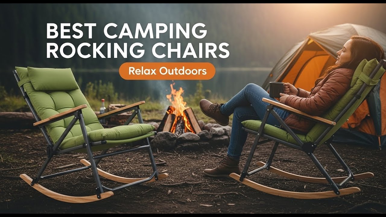 TOP 5 Best Camping Rocking Chairs 2026 | Relax in Comfort by the Campfire.