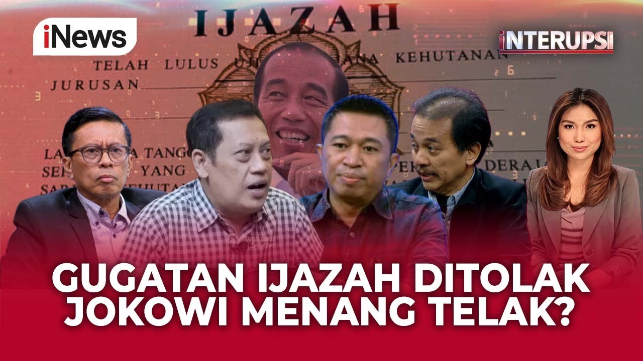 🔴 LIVE GUGATAN IJAZAH DITOLAK, JOKOWI MENANG TELAK? | INTERUPSI 04/12
