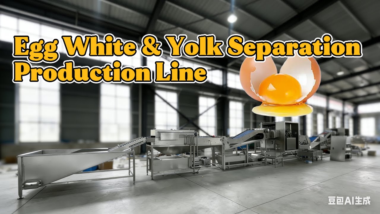 How Does an Automatic Egg Breaking Line Work? Perfect Egg White Yolk Separation！