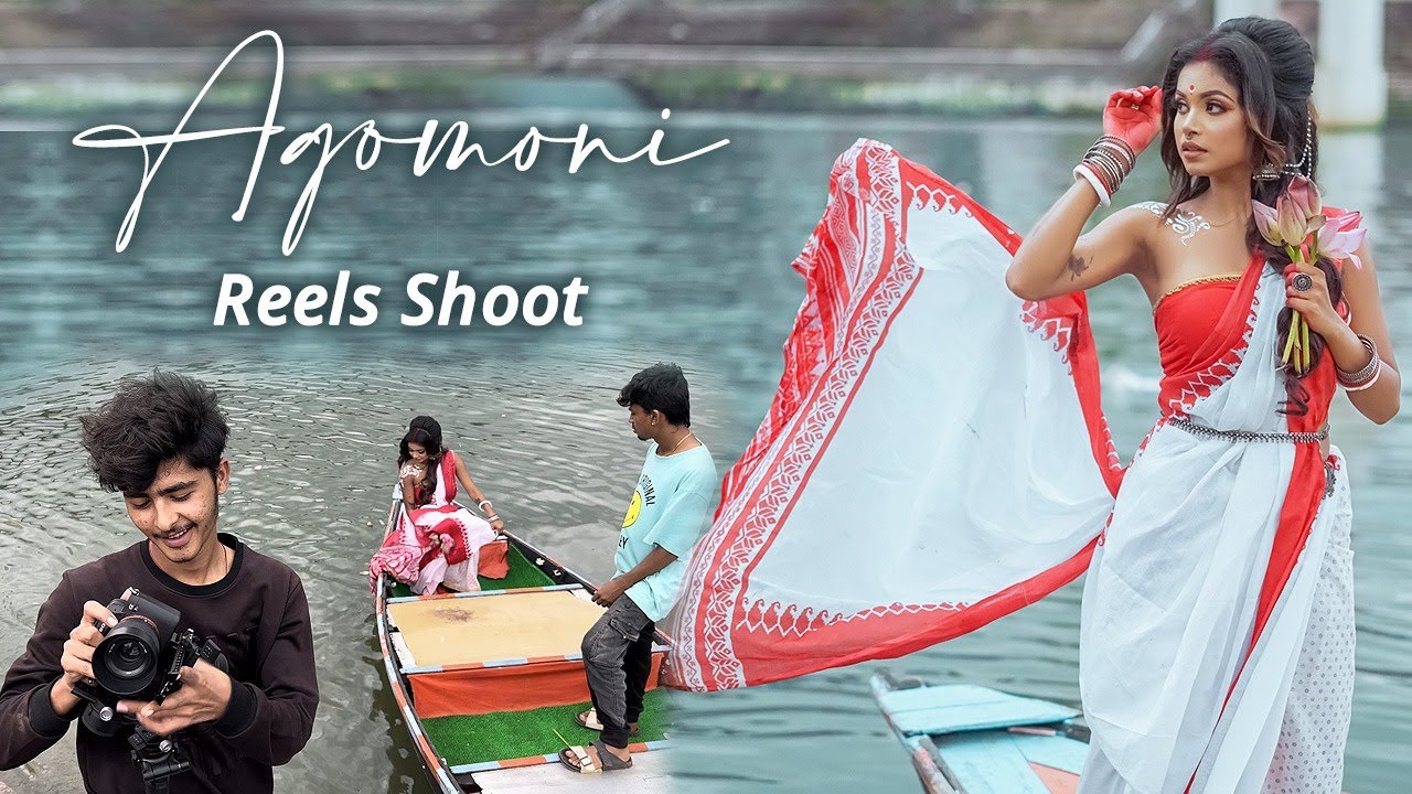 Agomoni Reels Shoot | Happy Vijaya Dashami | Sona Dey | Mukul Gain
