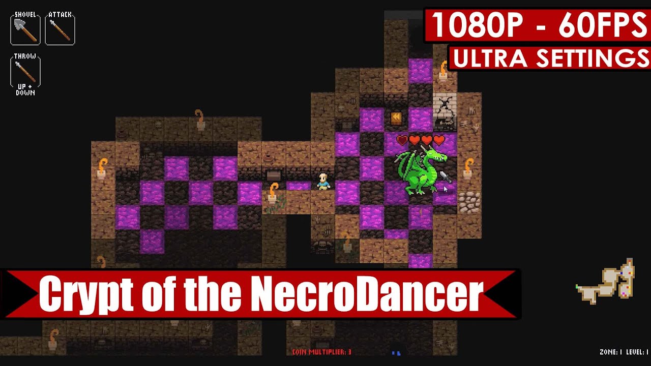 Crypt of the NecroDancer gameplay PC HD [1080p/60fps]