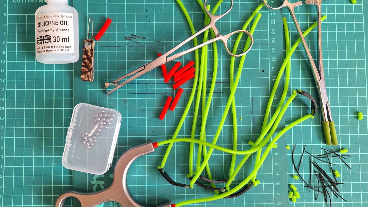 how to make slingshot tubes, bead stuck system. #slingshotband #slingshot #catapult #tutorial