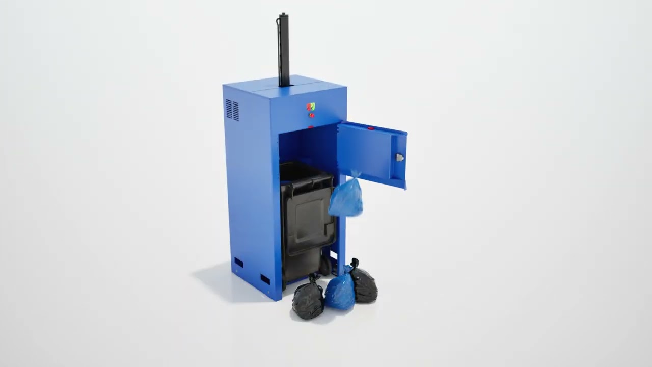BTS-240 auto M&uuml;llverdichter | Bin Compactor