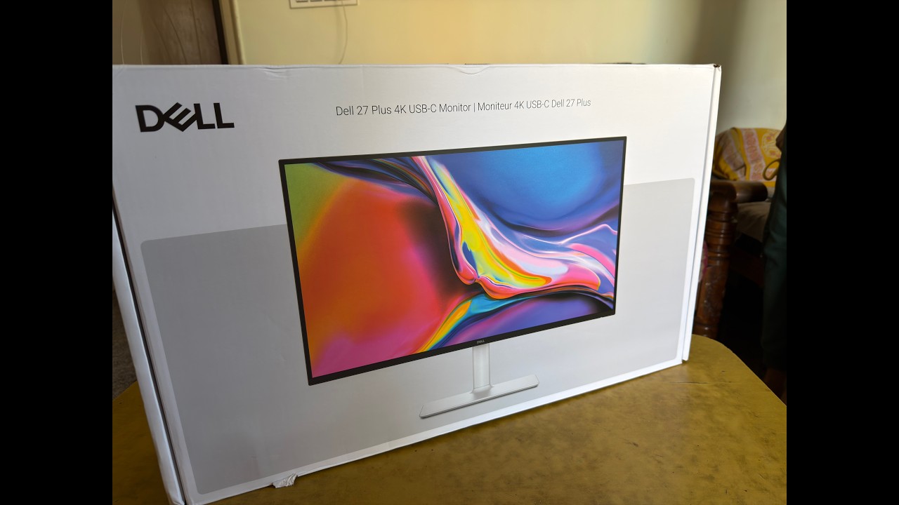 Dell 27 Inch C- Type Monitor Unboxing || 65 W charging
