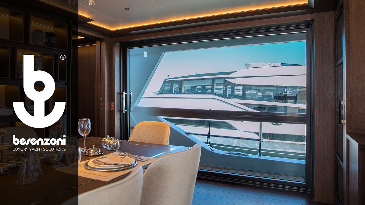 Automatic Flush Door for Yacht - Porta Flush Automatica per Yacht - Besenzoni
