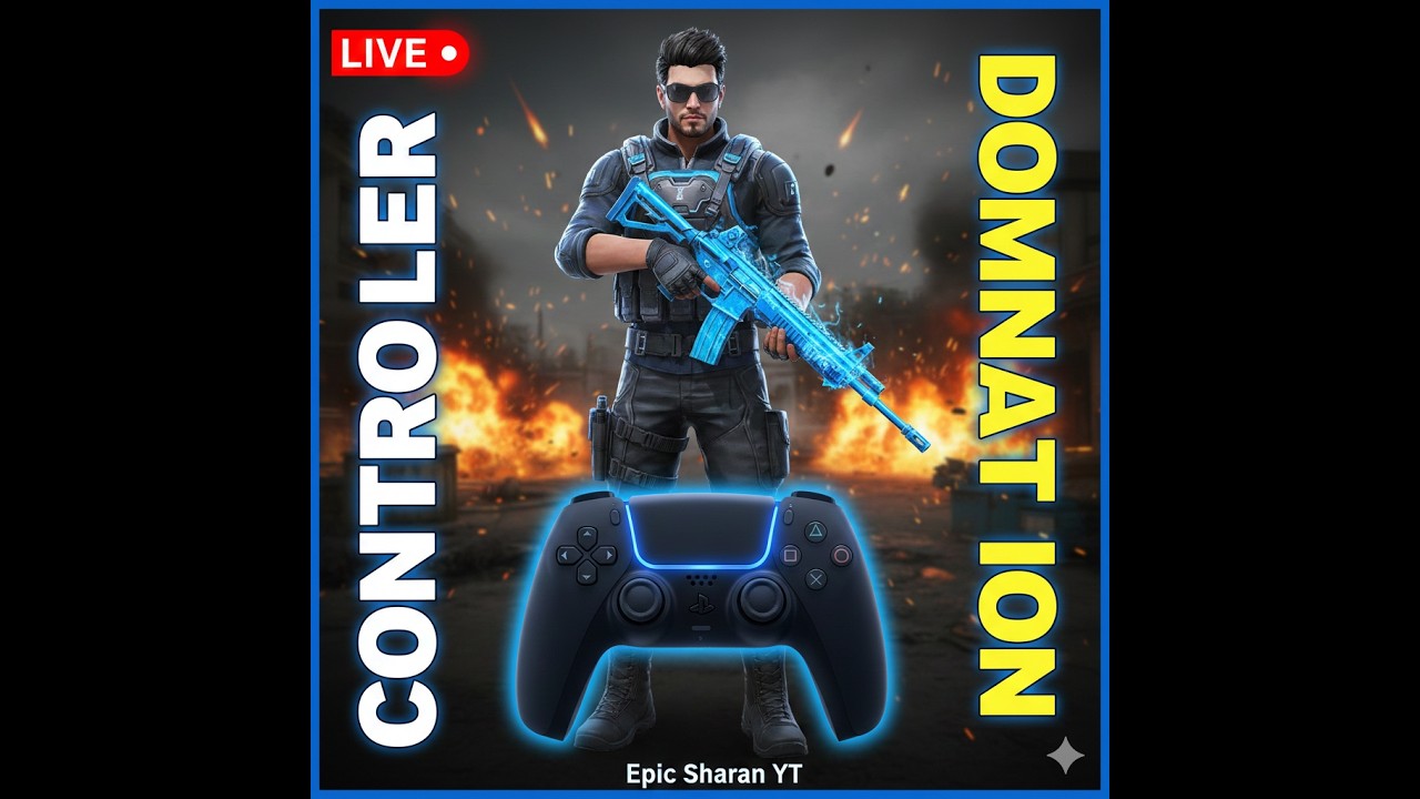 LIVE 🔴 Epic Sharan YT – BGMI Controller Domination #shortsfeed  #shorts #bgmi #bgmilive