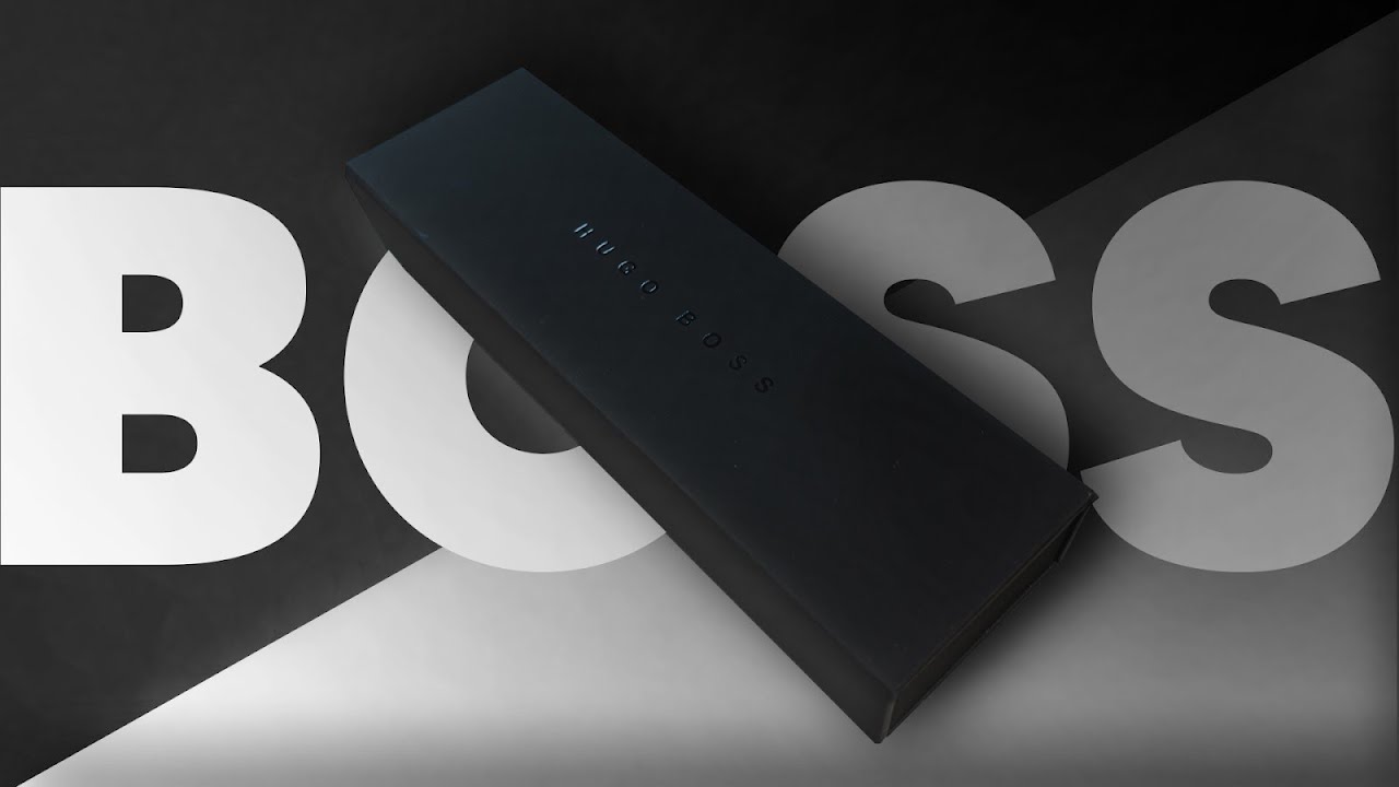 Hugo Boss Gear Metal Dark Chrome Fountain Pen Review and Unboxing