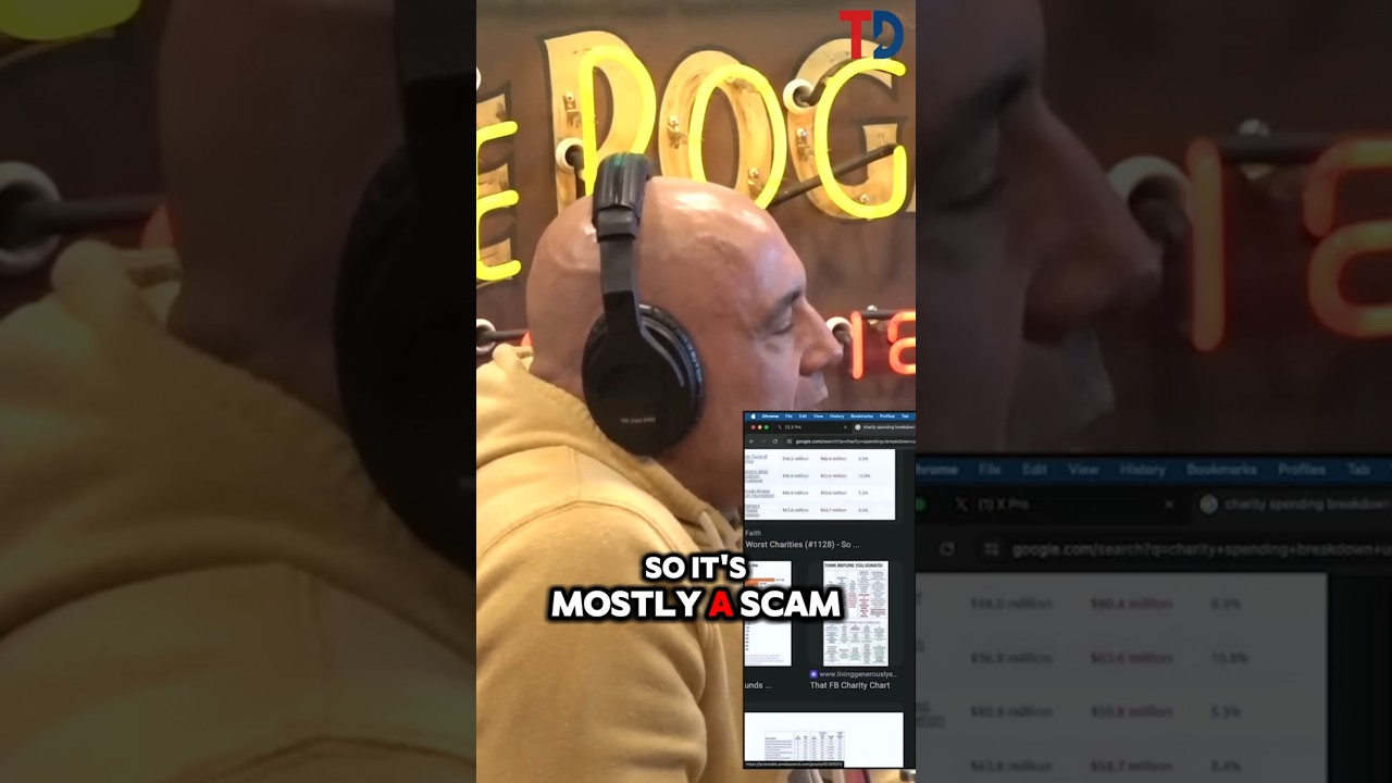 Joe Rogan Uncovers MASSIVE Charity Scam &mdash; Only 2.5% Went to Kids?!