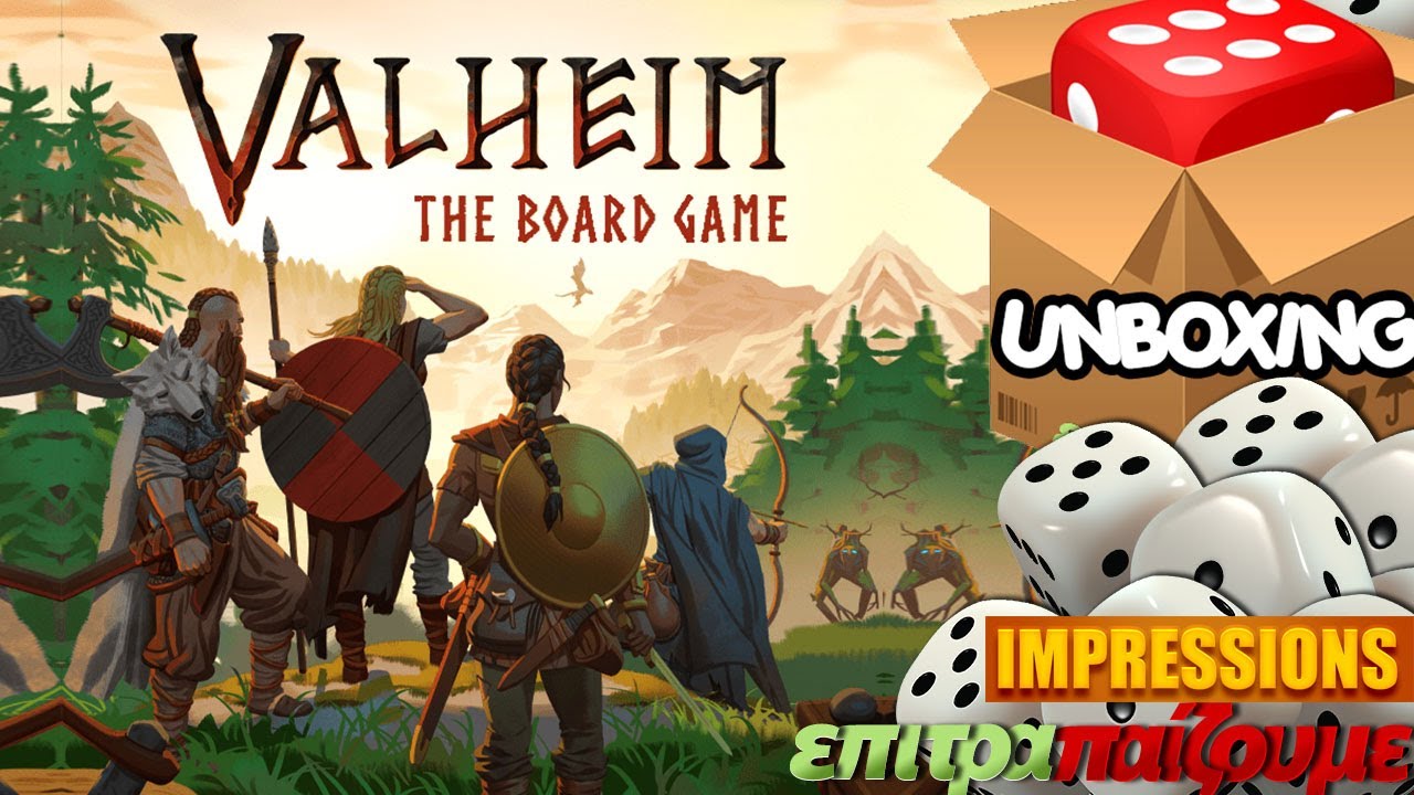 Valheim The Board Game - Unboxing & Impressions by Epitrapaizoume.gr