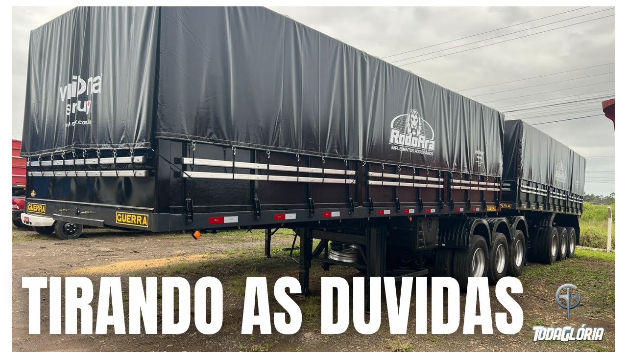TIRANDO AS DUVIDAS SOBRE RODOTREM -3X3 CURTO OU 25 METROS