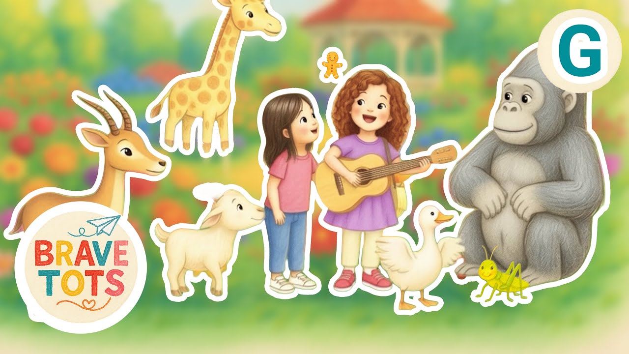 Letter G Song | 🩷Brave Tots💚 Nursery Rhyme ♪ Learning ♪ Educational ♪ Preschool ♪ Toddlers ♪ Kids ♪
