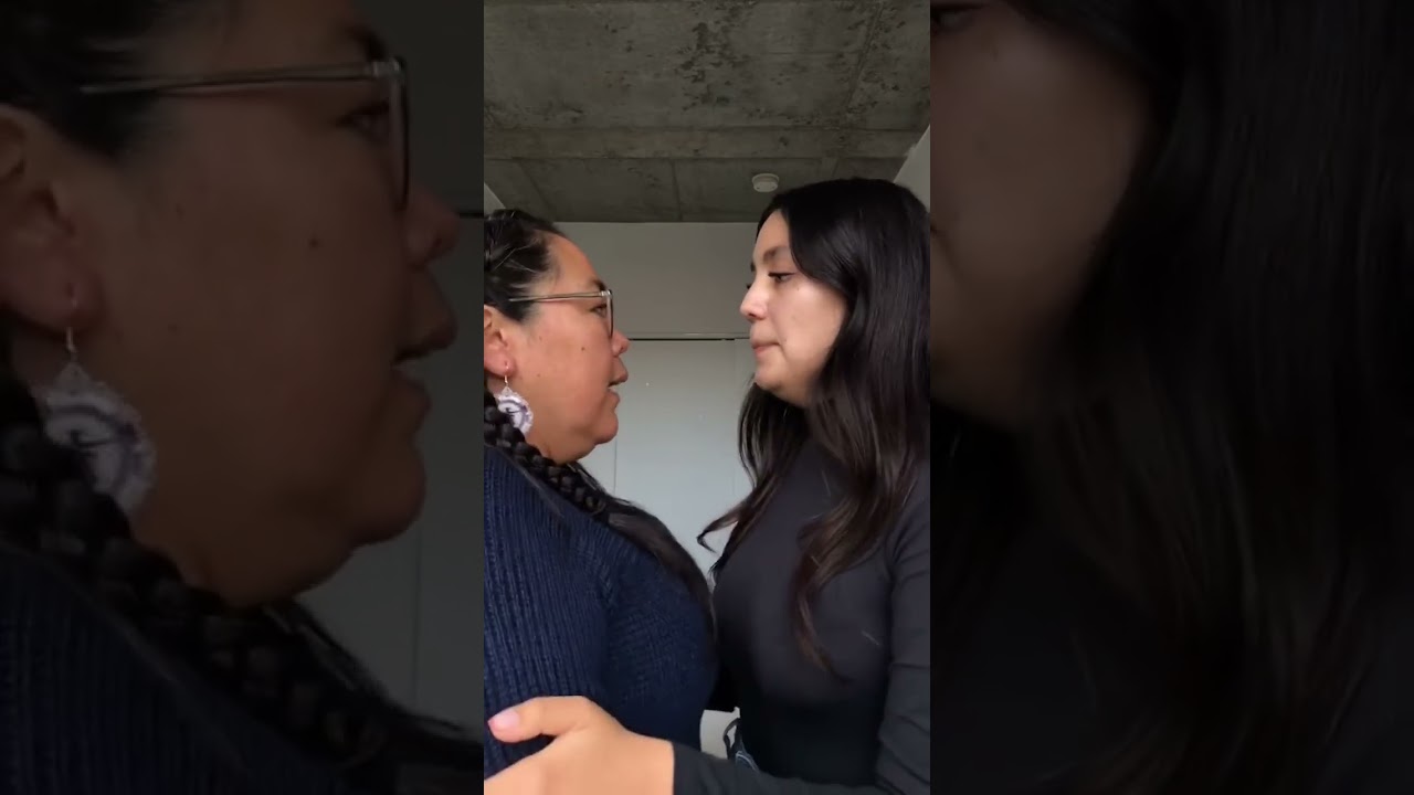 My mother is always teaching me new throat songs🙌🏼 #inuit #culture #throatsinging #indigenous