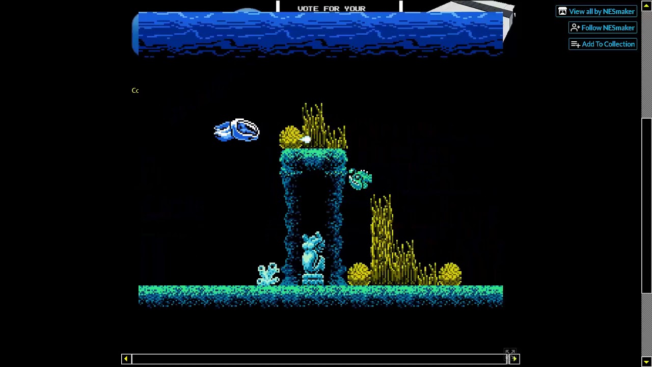 THALASSOPHOBE THALASSO PHOBE GAME DEMO NINTENDO NES NESMAKER GAME COLLECTION Byte Off 2020 Nes maker