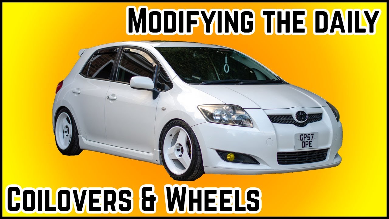 Modifying the Daily Auris - Coilovers and Wheels