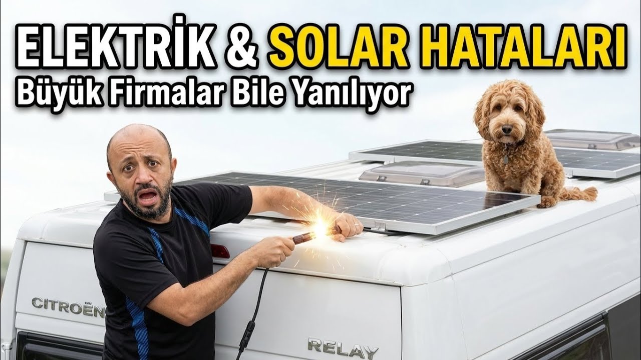 Campervan/Karavan Elektrik Bağlantıları & Solar Panel Hataları | Büyük Firmalar Bile Yanılıyor