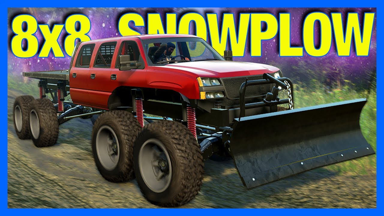 Snowrunner : 8x8 Snowplow Truck!! (Snowrunner Wisconsin)
