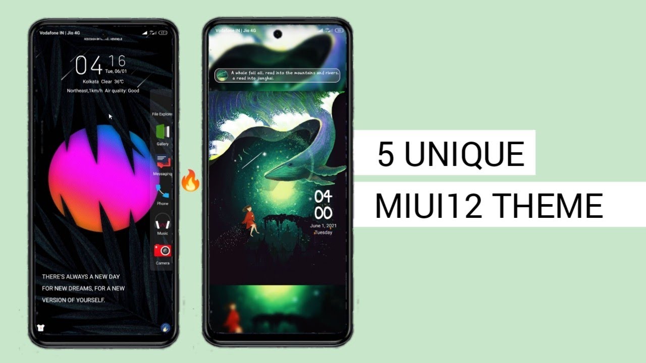 Best Unique 5 Miui 12 Theme || Latest 5 miui themes 2021