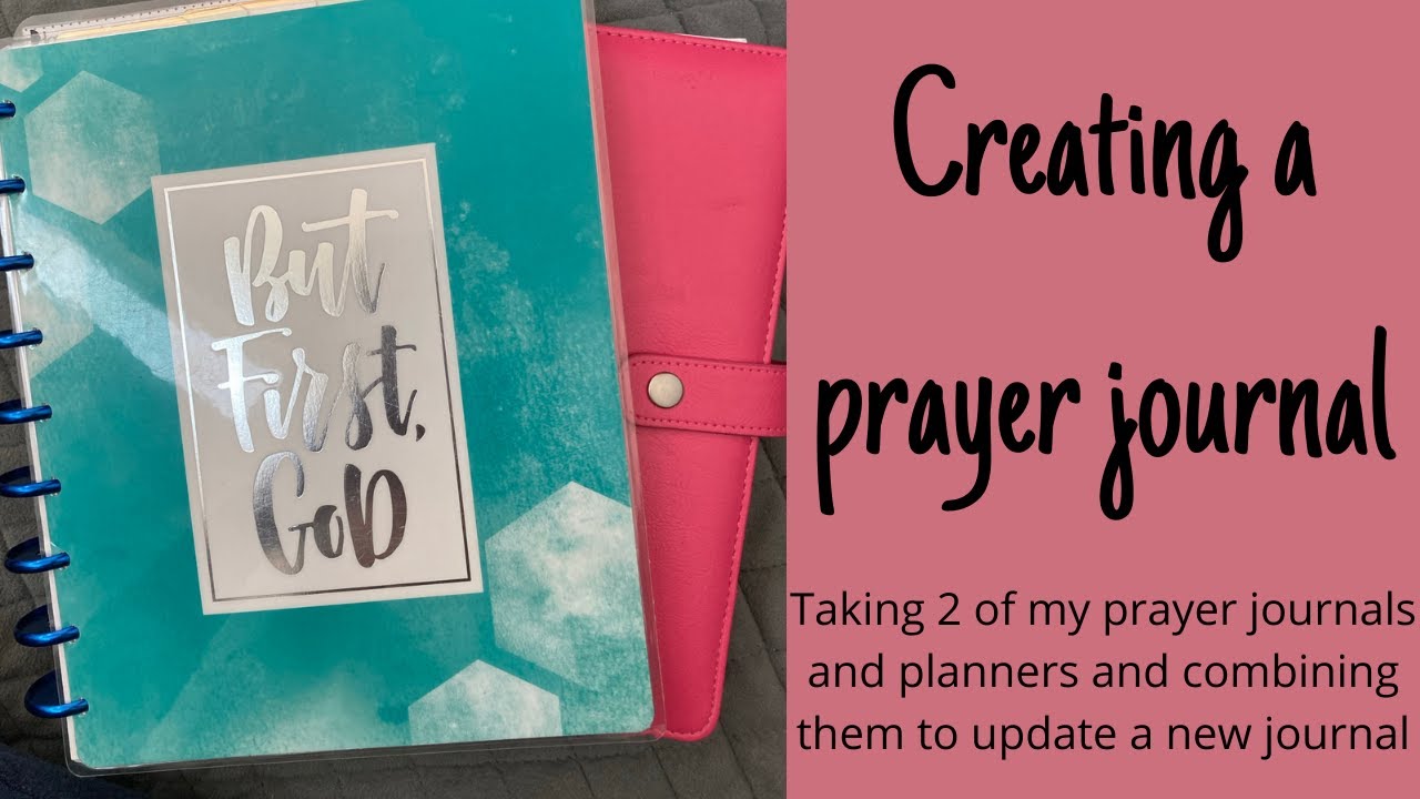 Creating  a prayer journal