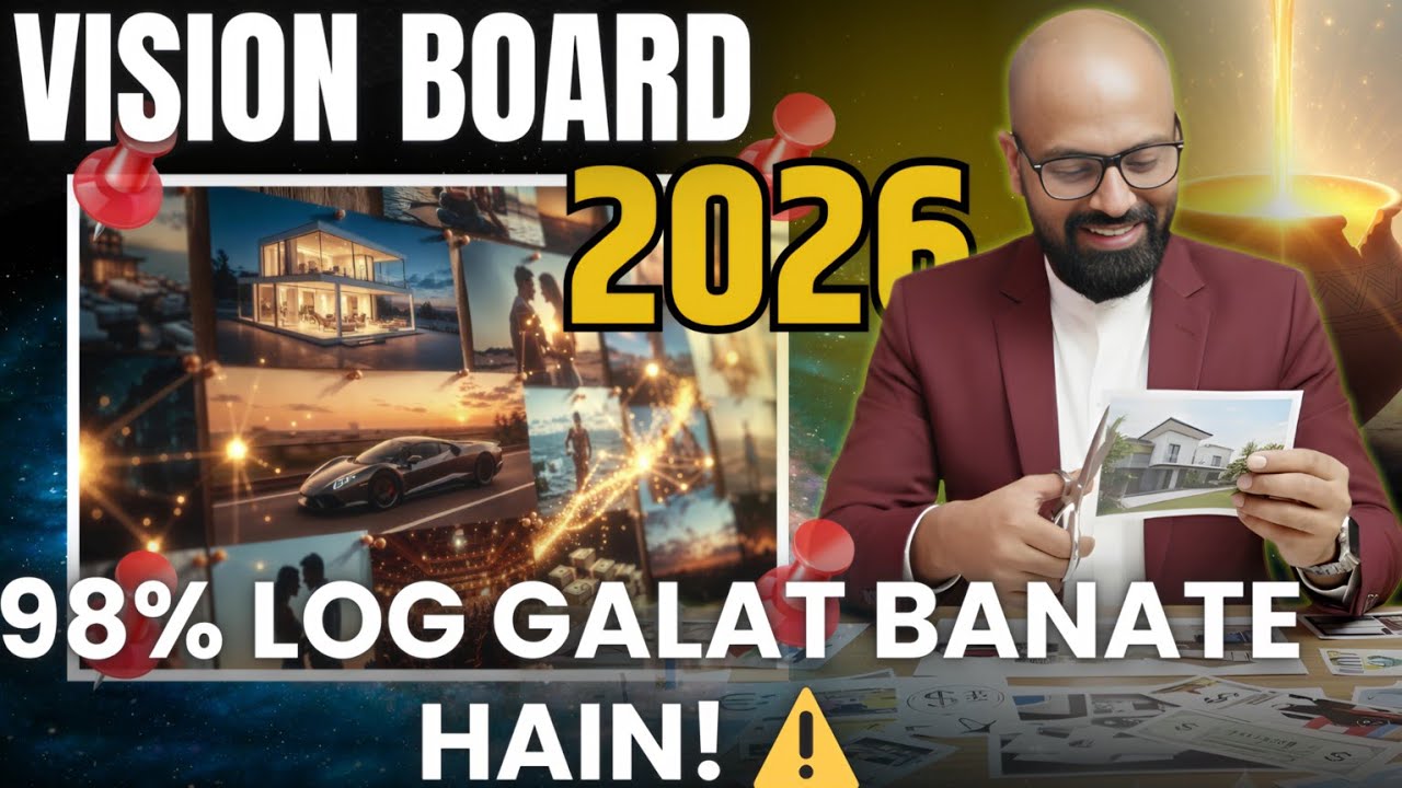 Right Vision Board Technique | Universe को Activate करने वाला Vision Board | Vision Board 2026