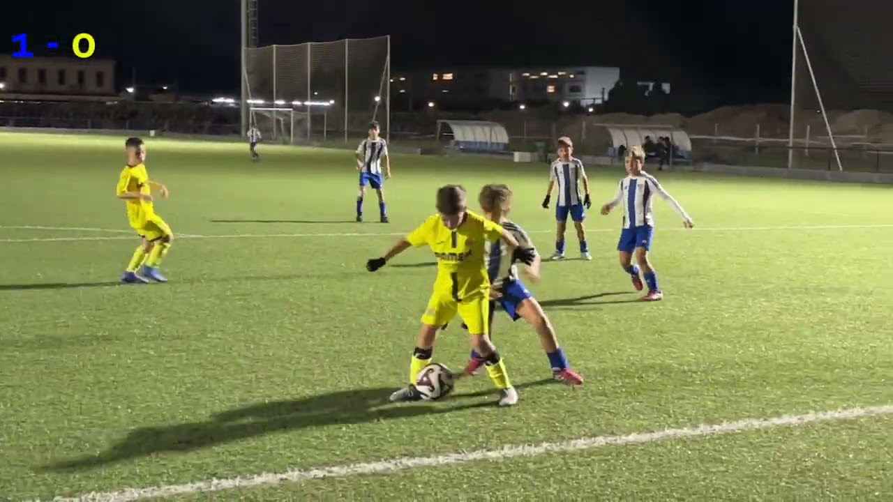 14/11/2025: Alevín. Vinaròs C.F. 2 - Villarreal C.F. 5