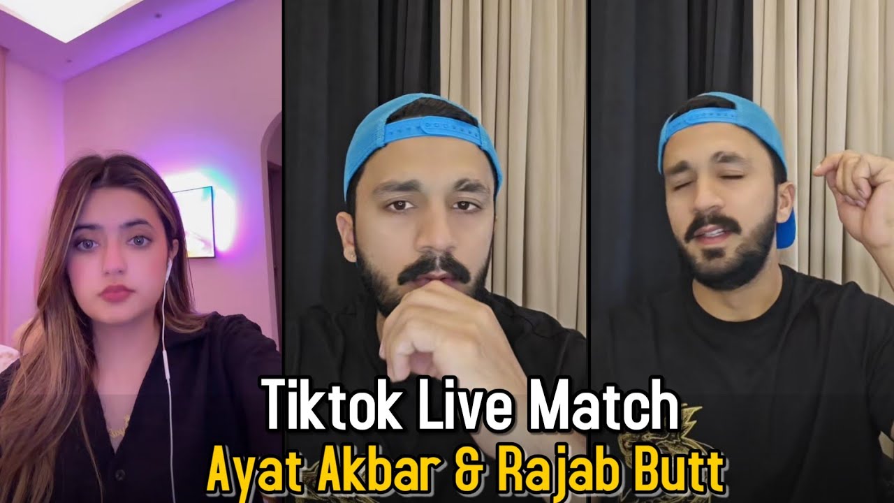 21 October 2024 Tiktok Live Match | Ayat Akbar & Rajab Butt | Questions & Answers | 😜😜