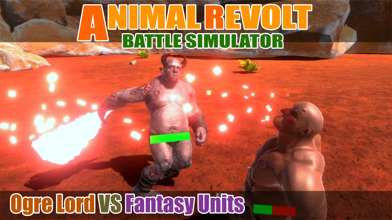 Ogre Lord vs Fantasy Units - Animal Revolt Battle Simulator
