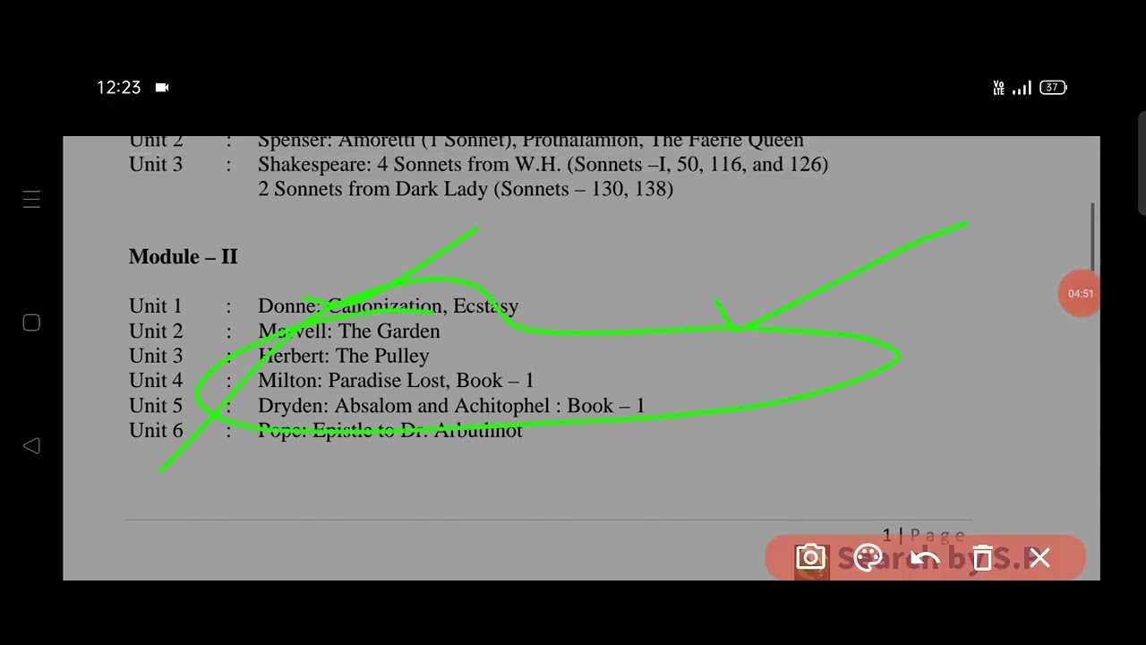 Nsou Part 1 PG English syllabus // nsou PGEG syllabus// nsou pg syllabus English 