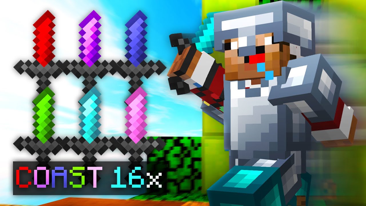 Playing skywars with Coast 16x (75k pack showcase)