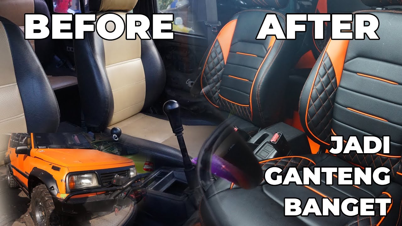MODIFIKASI INTERIOR MOBIL VITARA 90an JADI GAGAH LAGI GOKIILLL