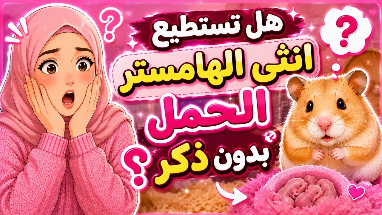 هامستراتي ولدت من غير وجود ذكر في القفص 😱 وصلت ل35 هامستر 🤣