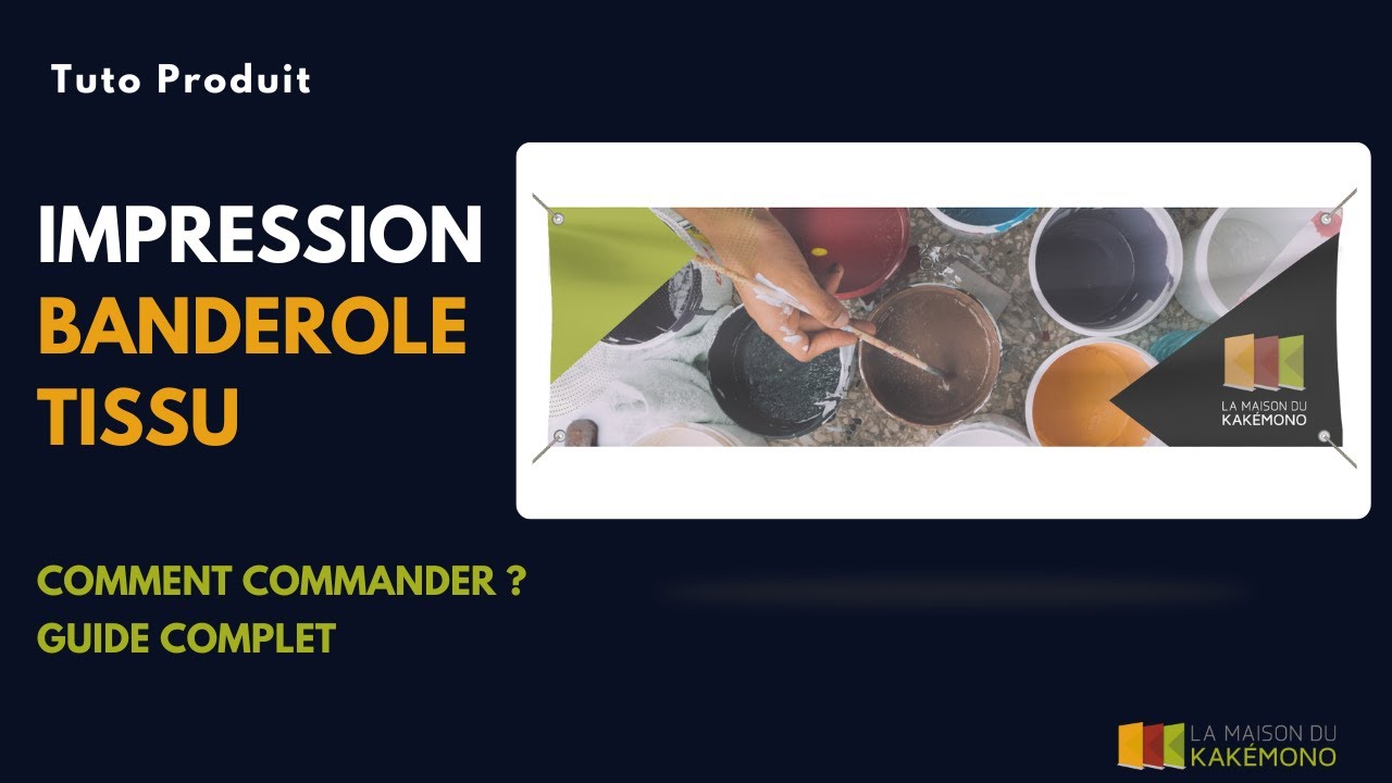 Comment commander une banderole en tissu personnalisée - Guide complet