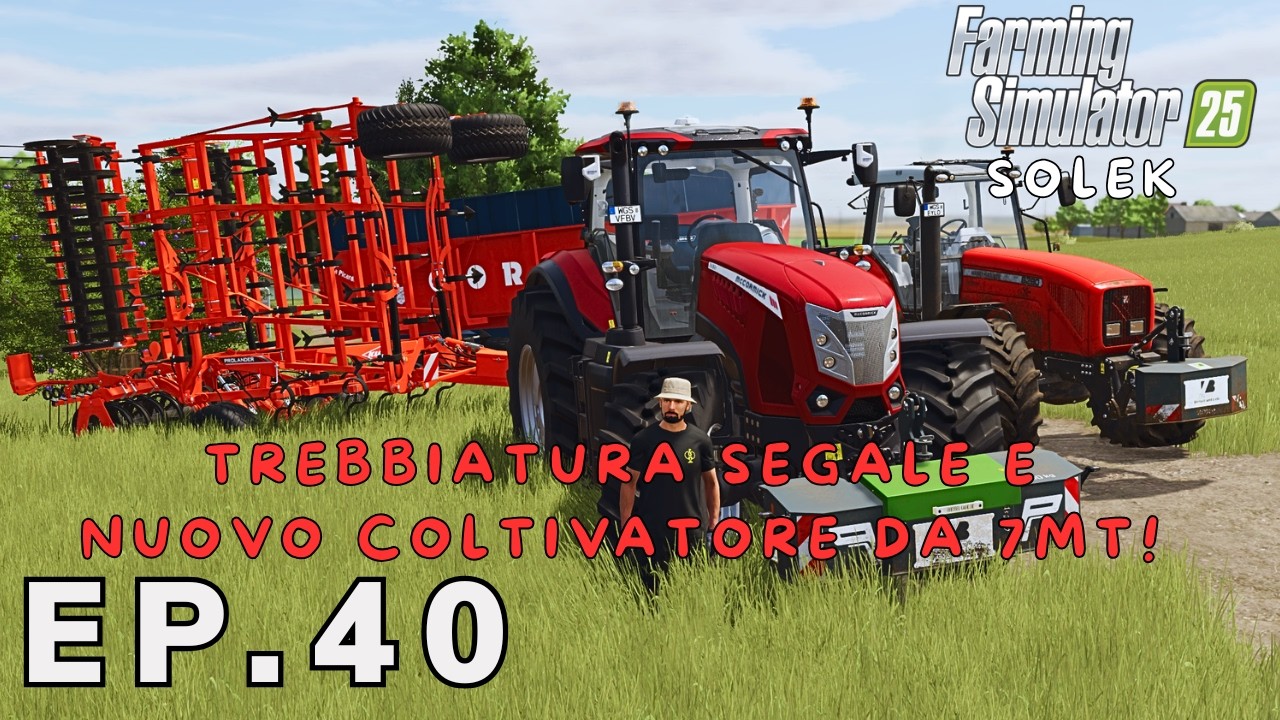 SOLEK | 🌾TREBBIATURA SEGALE - NUOVO KUHN PROLANDER 7500 E MAIS DA INSILATO!🌾 | EP#40Timelapse #fs25