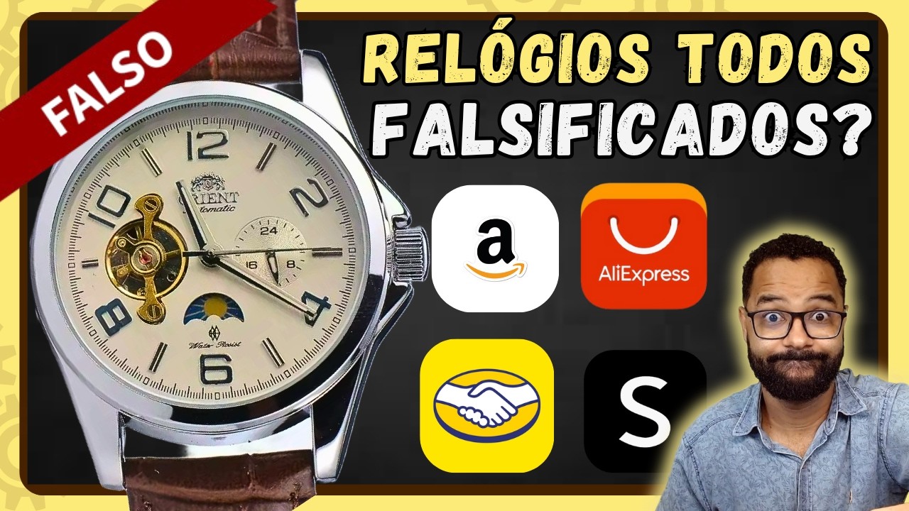 🟡Rel&oacute;gios da Shopee,Mercado Livre, Amazon e Aliexpress tudo falso? Como funciona o marketplace?
