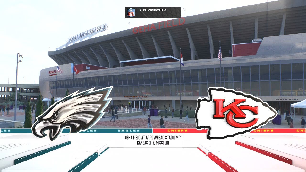 Madden NFL 26 — Филадельфия Иглз против Канзас-Сити Чифс, симуляция франшизы PS5, неделя 2