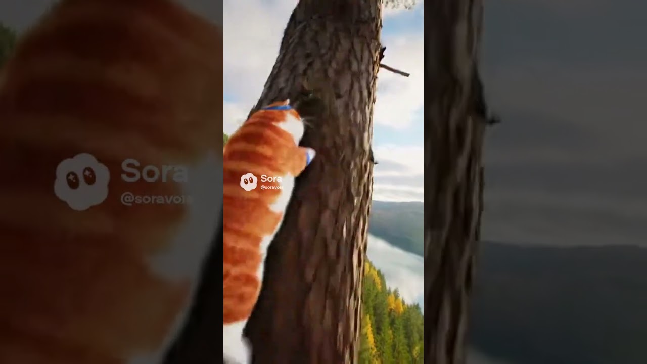 Biggest Splash Workout Meme Cat highest Tree top #catshorts #memecat #biggest #highest