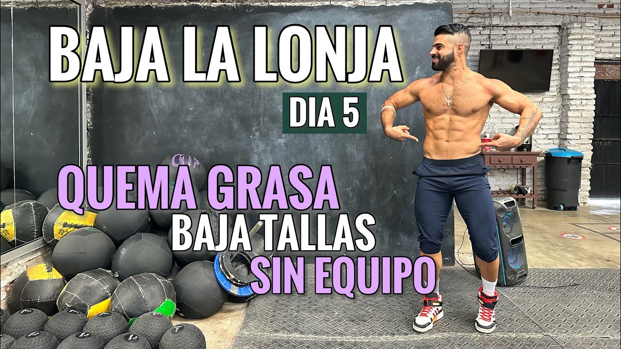 Ejercicios para Bajar La Lonja En Casa (25 Minutos) Baja Tallas Y Suda Conmigo
