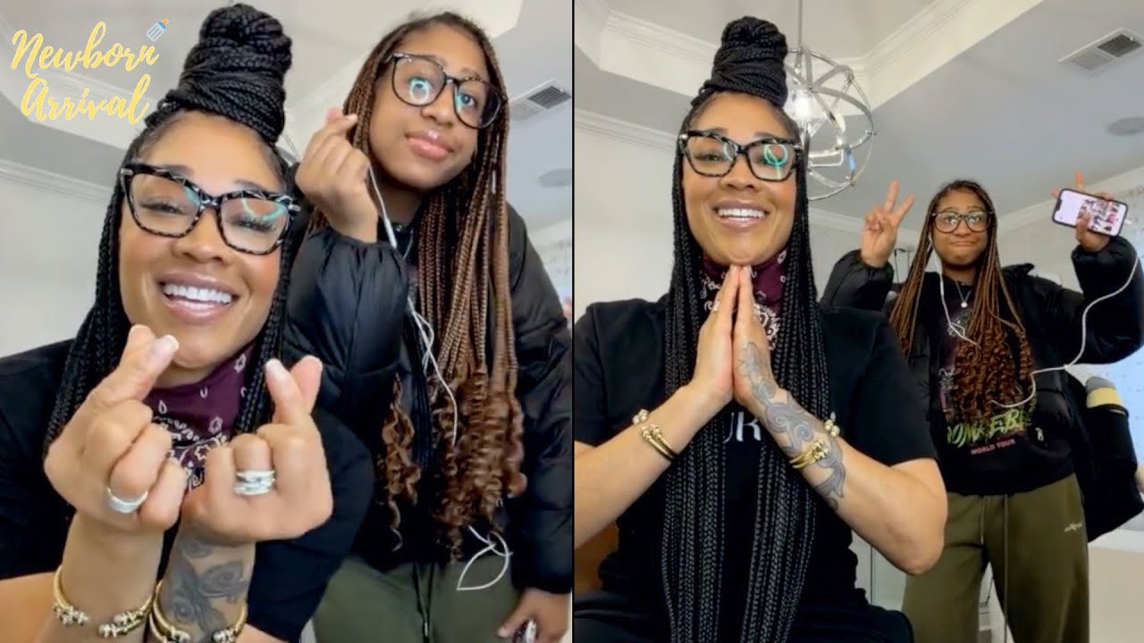 Stevie J & Mimi Faust Daughter Eva Invades Her Mom's Livestream! 🥰