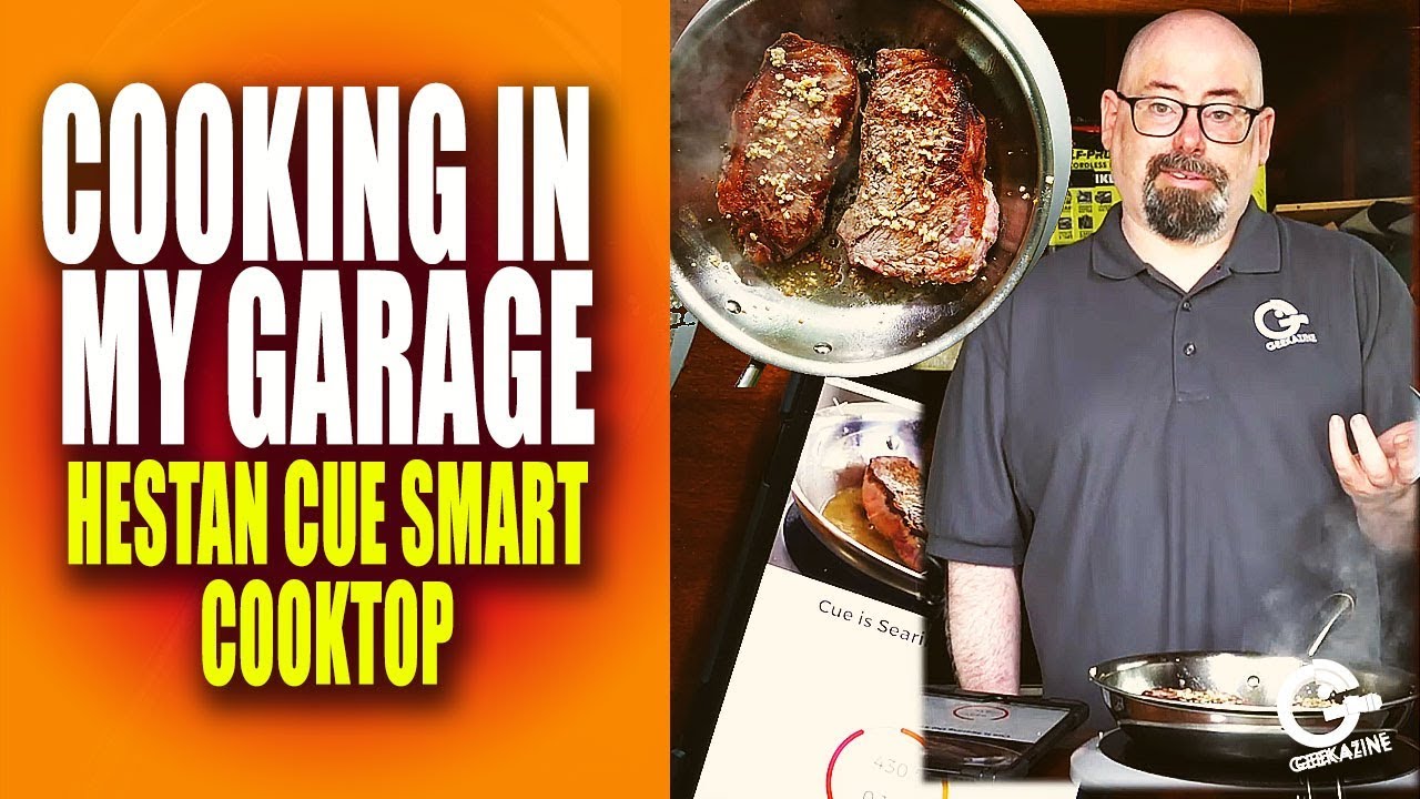 Готовлю в гараже с варочной панелью Hestan Cue Smart