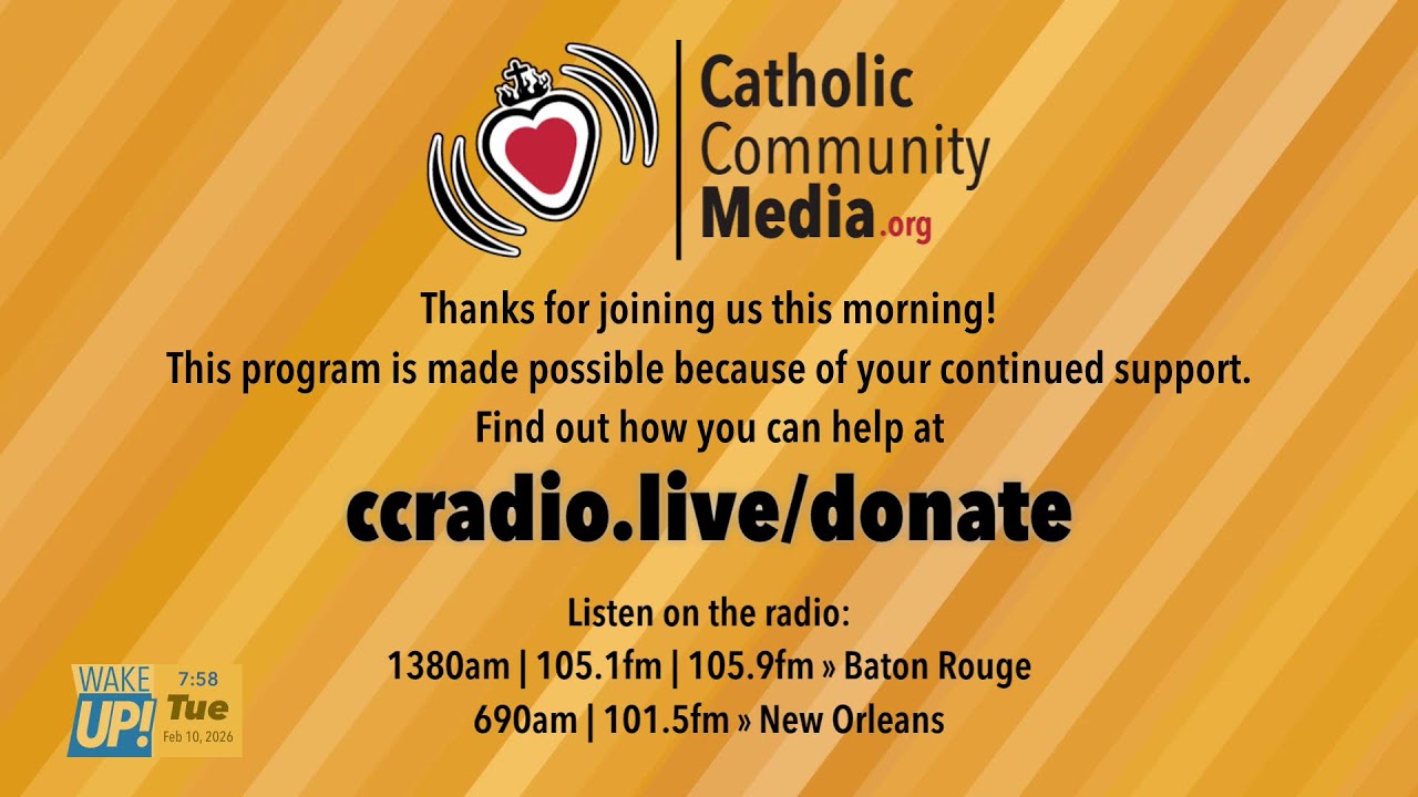 Wake Up! 2/10/2026: Catholic Schools | Young Adult Connections | Retired Priest Life