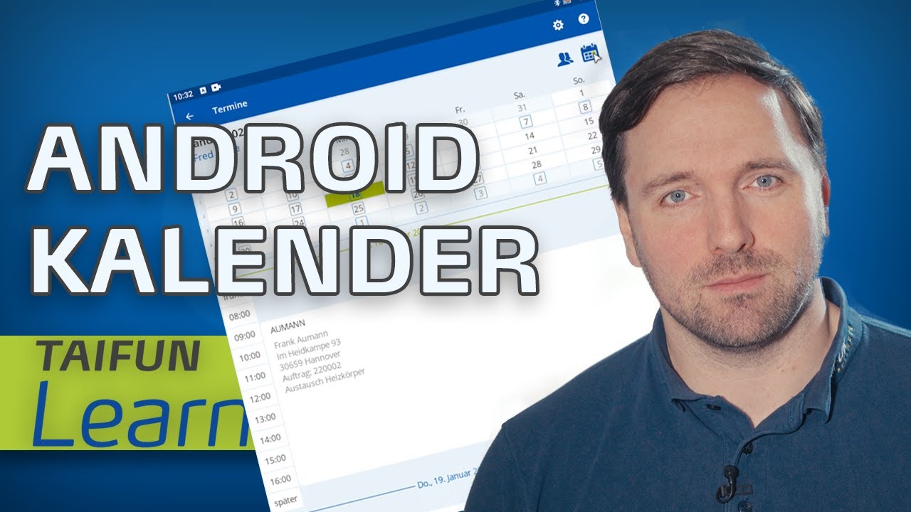TERMINE für ANDROID – TAIFUN App