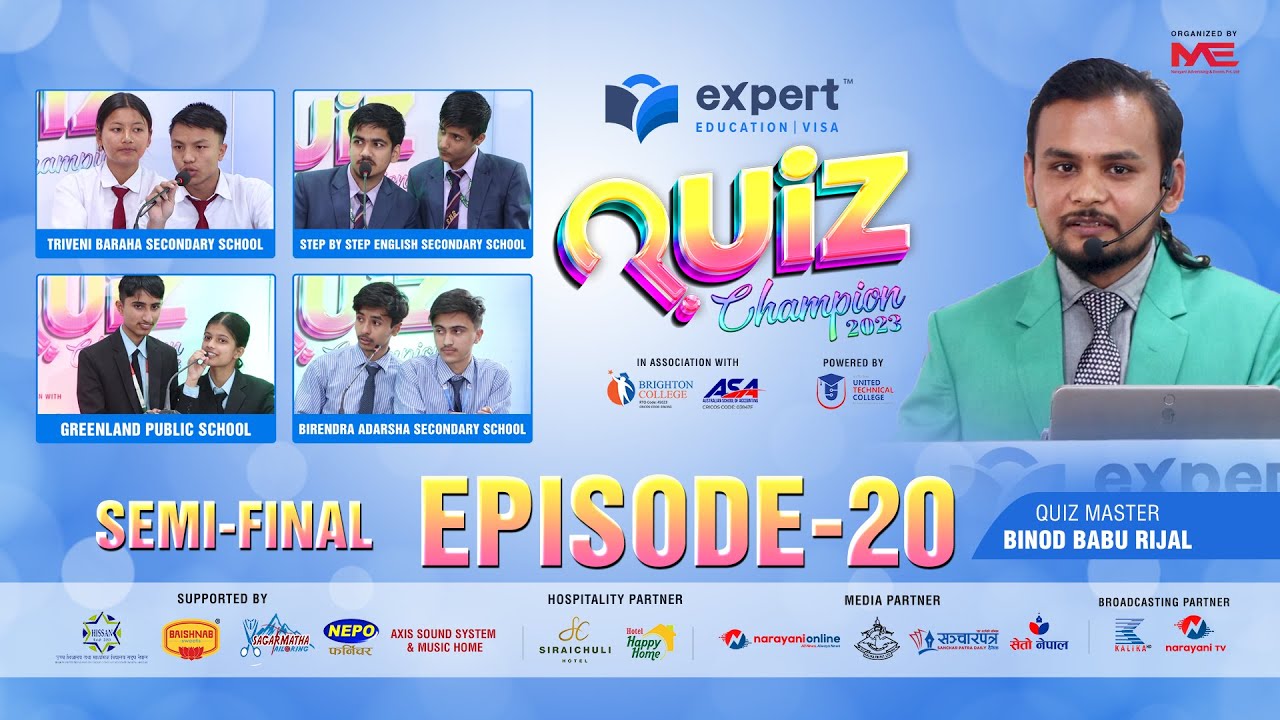 Expert Quiz Champion 2023, Episode-20 || Semi-final