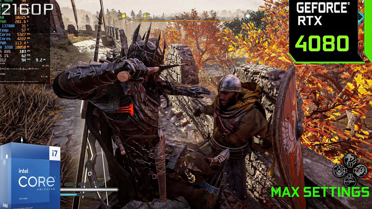 Assassins Creed Valhalla |RTX 4080 16GB +i7 13700K -4K Maximum settings