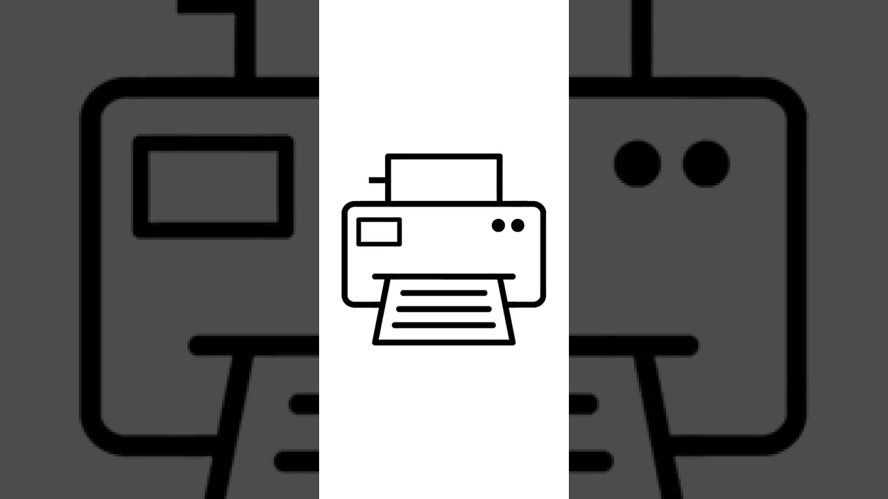 Draw Printer Easy way #shorts #printer