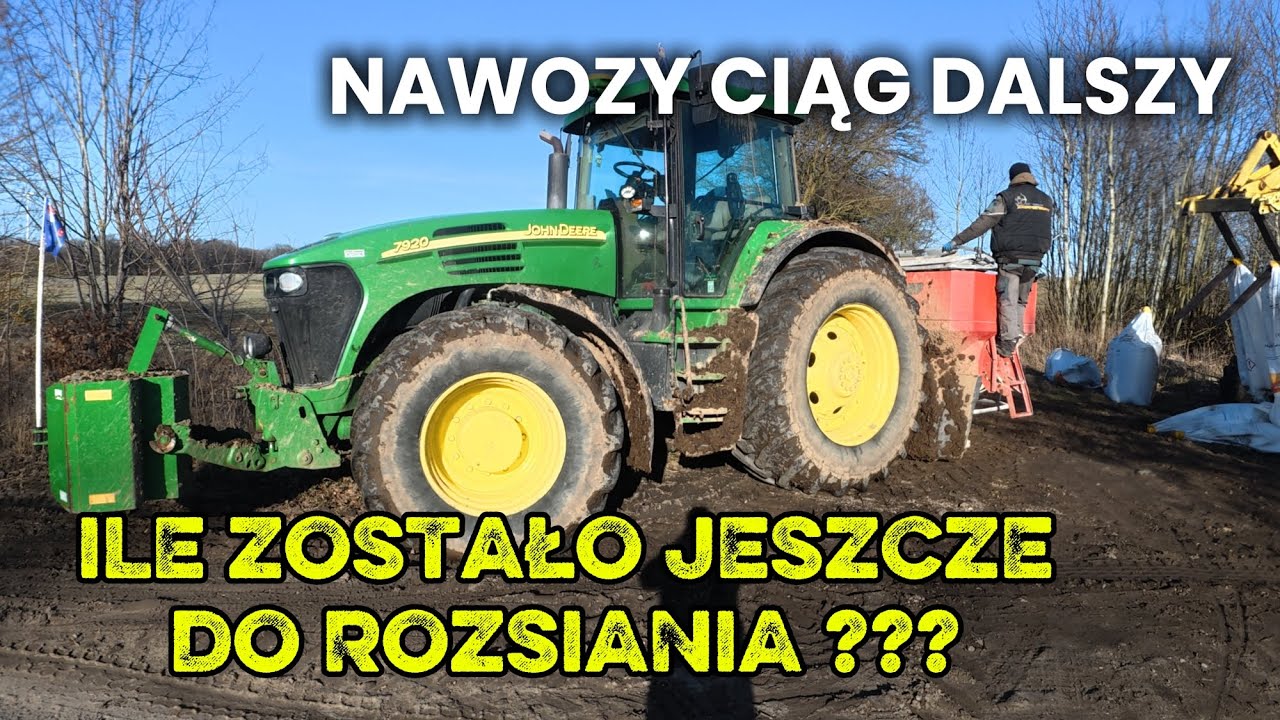 Zbliżamy się do końca aplikacji pierwszej dawki azotu pod oziminy !!! Sprawdzam stan zb&oacute;ż po zimie.
