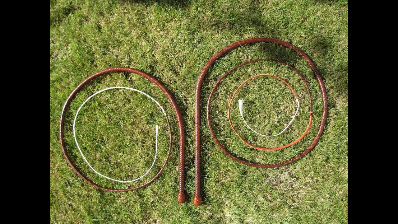 Making a kangaroo leather bullwhip 27: Finishing the turks head and testing.