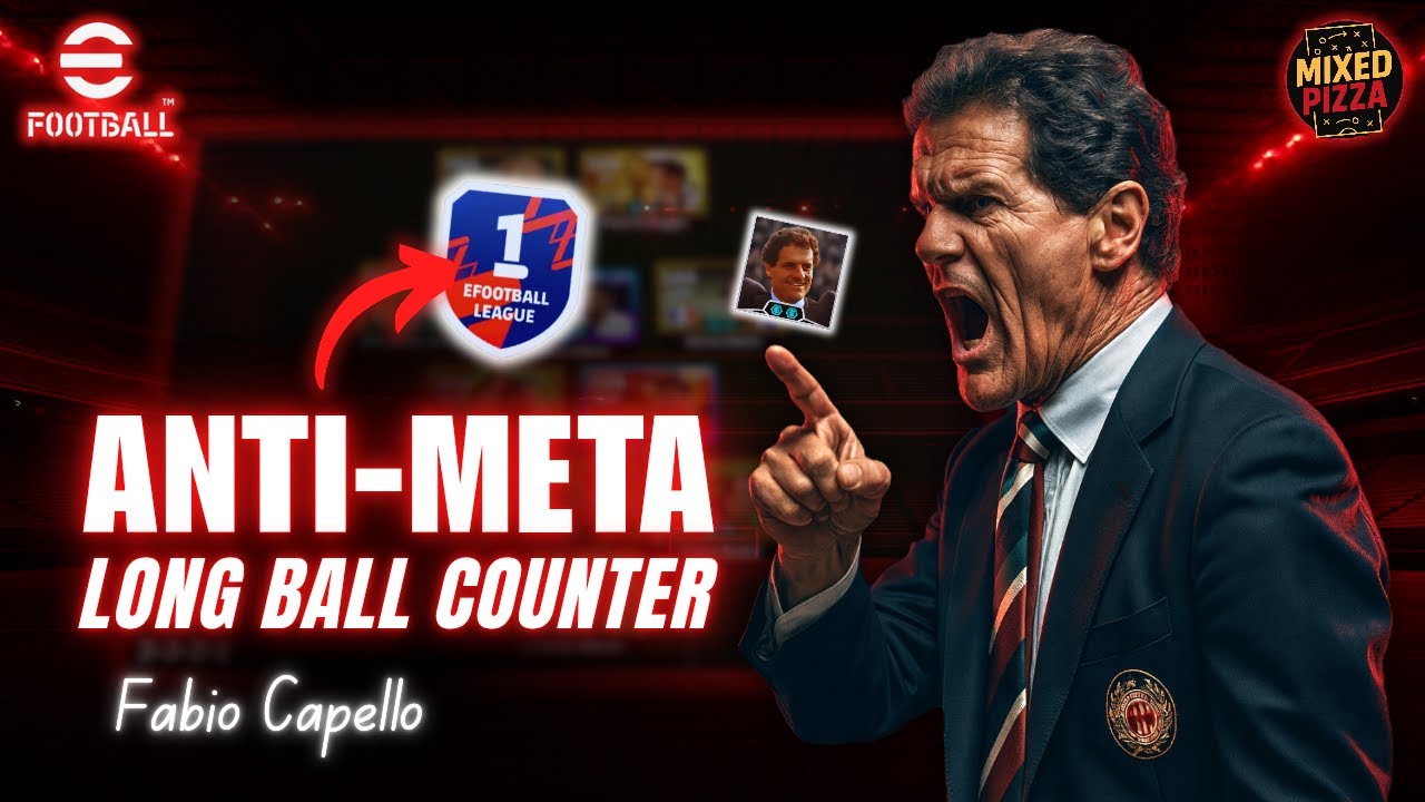 АНТИ-МЕТА дальняя контратака Фабио Капелло в eFootball™2026 | Настройка и игровой процесс