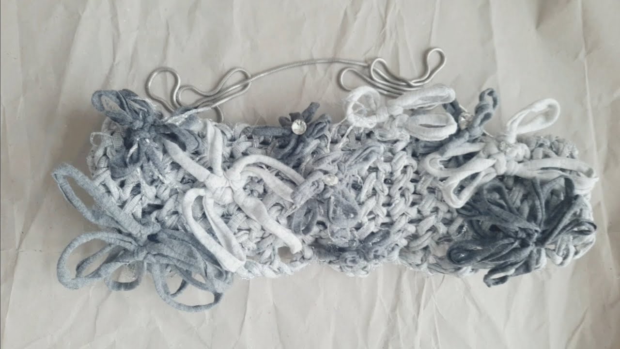 loom knit a bag / blanket part 4 last part