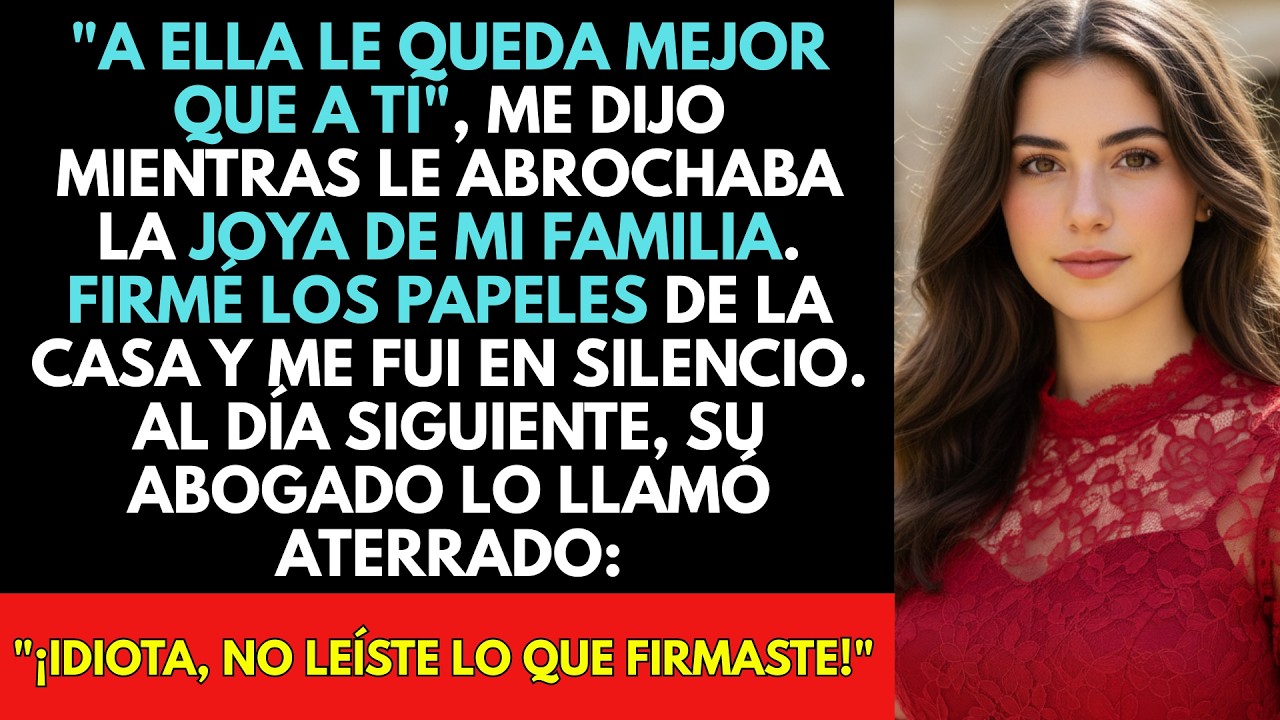 Mi Esposo Puso El Collar De Mi Madre Difunta A Su Amante Y Me Obligó A Firmar Mi Penthouse...