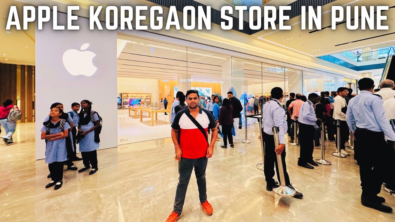 APPLE Koregaon Park STORE Tour in Pune | Fourth Store in India | APPLE Koregaon Park Pune