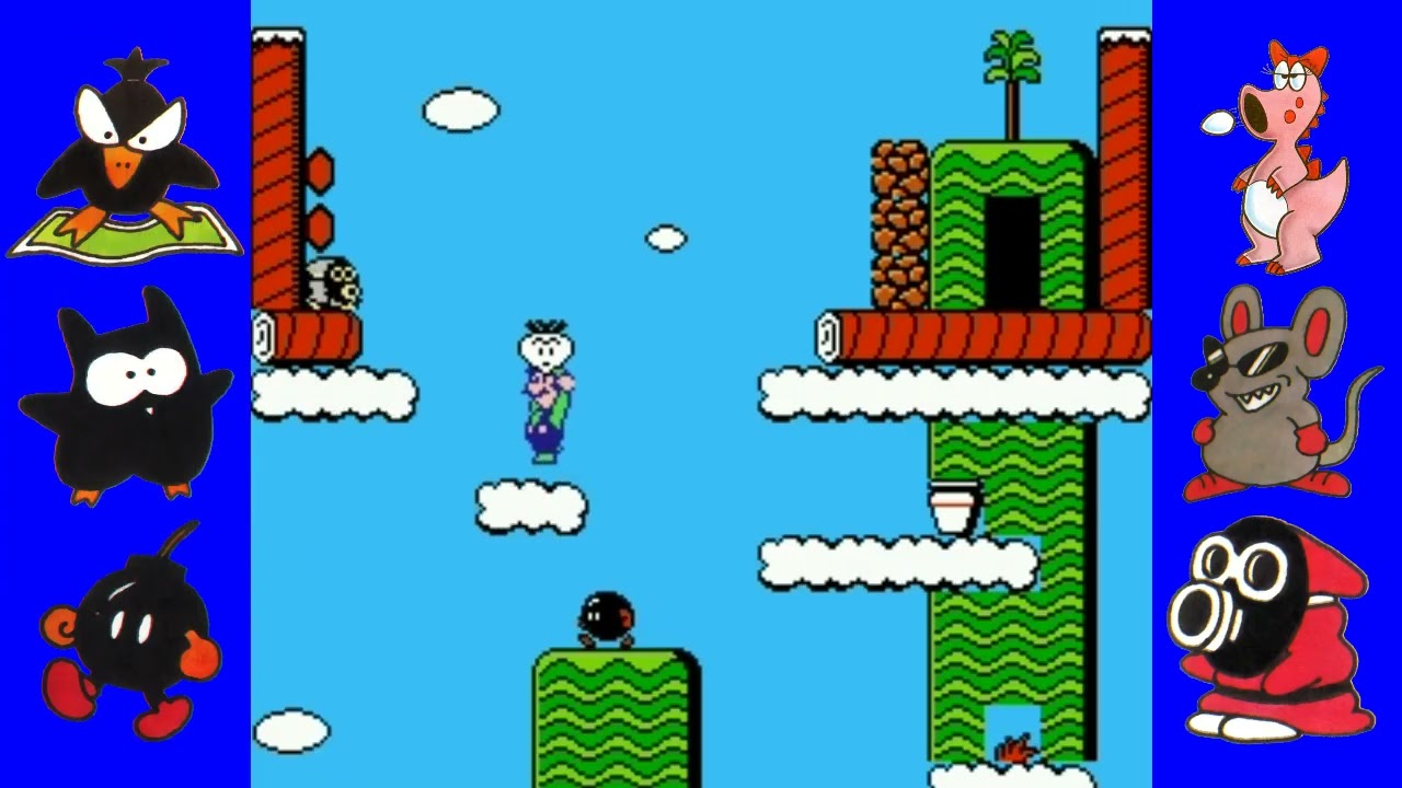 Super Mario Bros. 2 - Test Level I Created Using SMB2 Edit